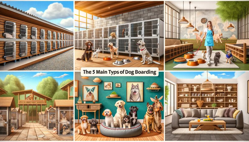 types of dog boarding